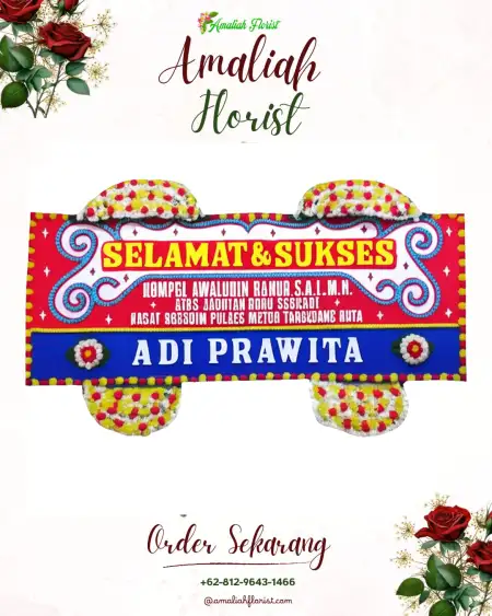 Papan Bunga Ucapan Selamat Margaluyu